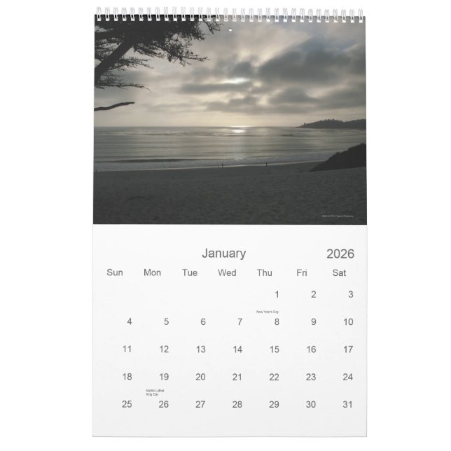 Carmel By The Sea 2012 calendar (Jan 2026)