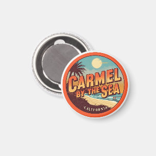 Carmel by the sea beach california pacific coast magnet