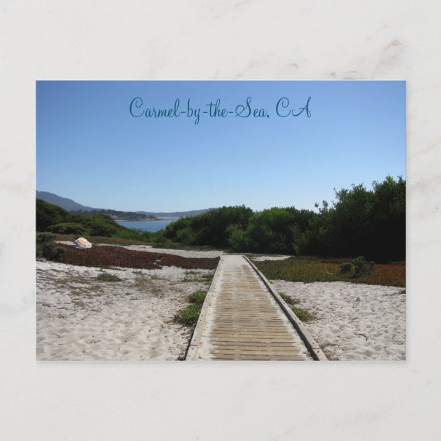 Carmel-by-the-Sea, CA - Path To Ocean Postcard (Front)