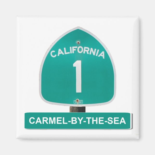 Carmel-By-The-Sea, California Highway 1 Magnet (Front)