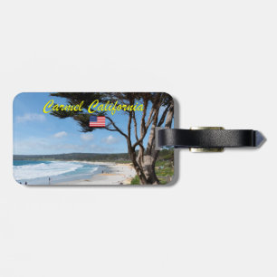 CARMEL BY THE SEA - MONTEREY CALIFORNIA USA LUGGAGE TAG