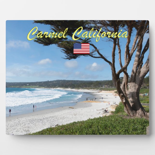 CARMEL BY THE SEA - MONTEREY CALIFORNIA USA PLAQUE (Front)