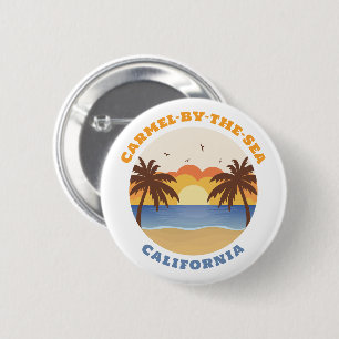 Carmel-by-the-Sea, Monterey County, California 6 Cm Round Badge