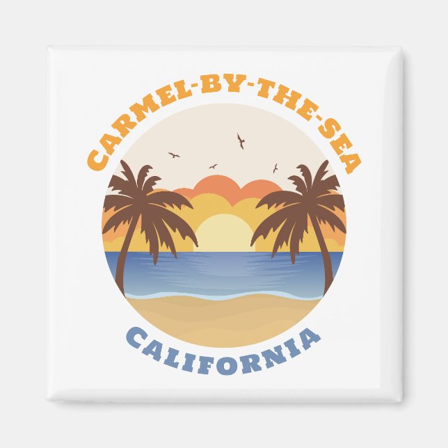 Carmel-by-the-Sea, Monterey County, California Magnet (Front)