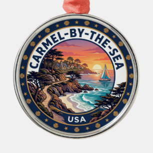 Carmel-by-the-sea USA Metal Ornament