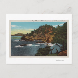Carmel, CA - Rugged Coast on Point Lobos Postcard