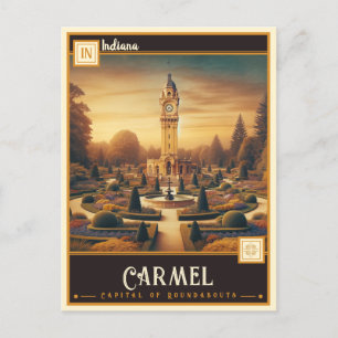 Carmel, Indiana    Vintage Postcard