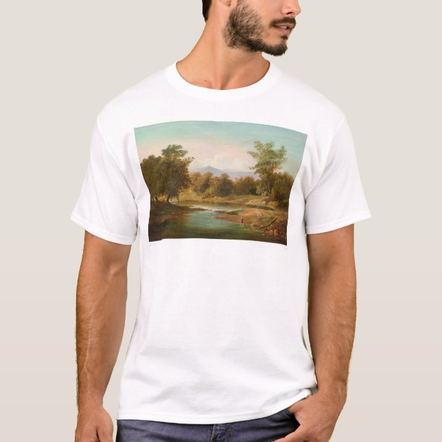Carmel River Scene (0236A) T-Shirt (Front)