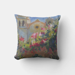 Carmel Spanish Mission California Garden Cushion
