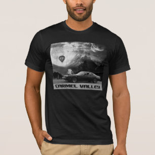 Carmel Valley Vacay with Balloon! (B&W print) T-Shirt