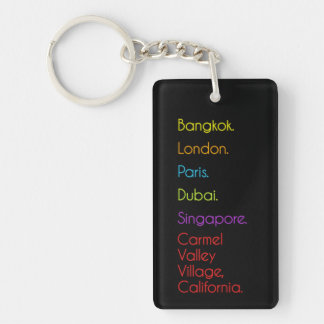 Carmel Valley Village, California Key Ring