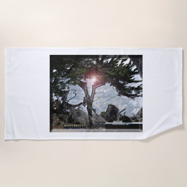 CARMEL-VTREE BEACH TOWEL (Front)
