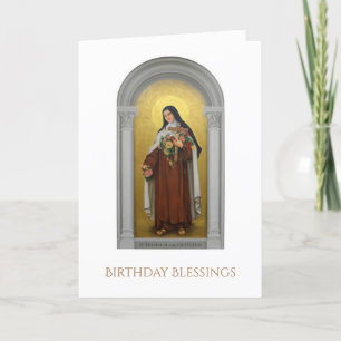Carmelite Nun St. Therese the Little Flower Card