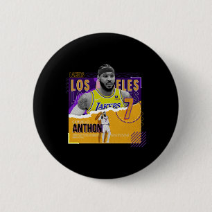 Carmelo-anthony -basketball-paper-poster-lakers Ac 6 Cm Round Badge
