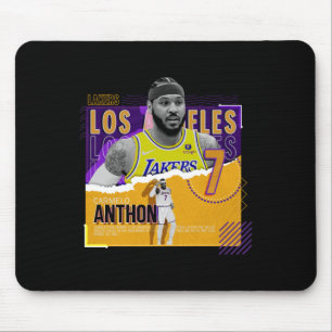 Carmelo-anthony -basketball-paper-poster-lakers Ac Mouse Pad