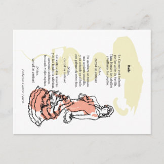 Carmen baila postcard