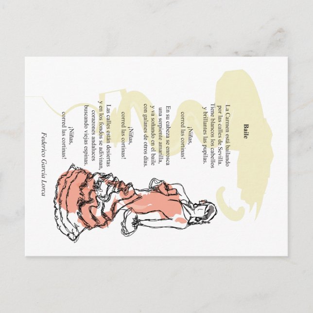 Carmen baila postcard (Front)