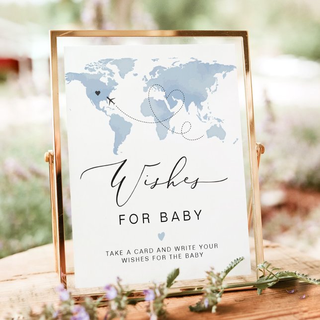 CARMEN Blue Map Adventure Baby Wishes For Baby  Poster (Creator Uploaded)