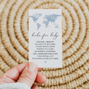 CARMEN Blue Map Adventure Books for Baby Card