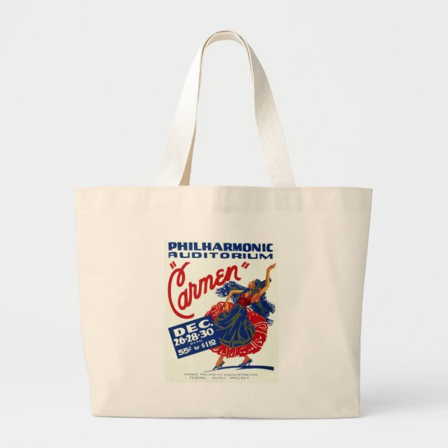 Carmen Large Tote Bag (Front)