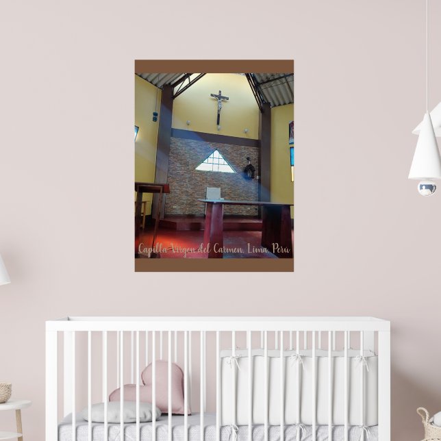 Carmen Virgin Chapel, Comas, Lima, Peru Poster (Nursery 2)