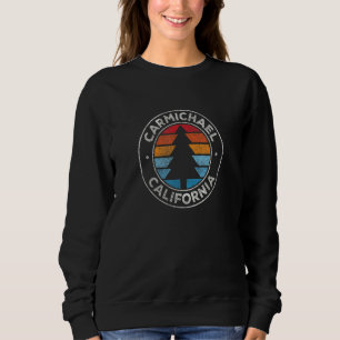 Carmichael California Ca Vintage Graphic Retro 70s Sweatshirt