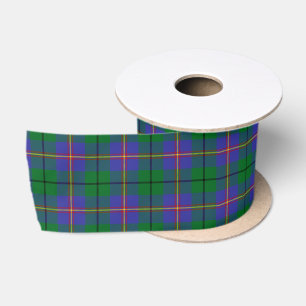 Carmichael Scottish Tartan Pattern Satin Ribbon