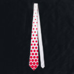 Carmine Red Polka Dot Modern White Tie<br><div class="desc">Carmine Red Polka Dot Modern White. Design is available on other products.</div>