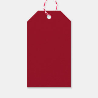  Carmine (solid colour)  Gift Tags