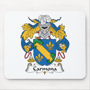 Carmona Family Crest Mouse Pad