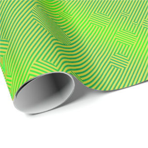 Carnaby green wrapping paper