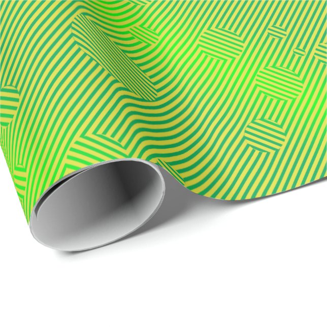 Carnaby green wrapping paper (Roll Corner)