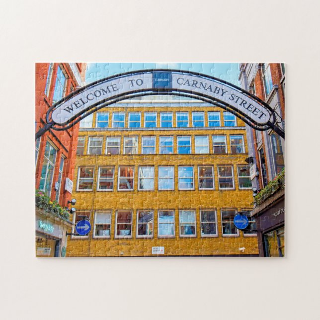 Carnaby Street  -  London  -  11x14 inch  Jigsaw Puzzle (Horizontal)