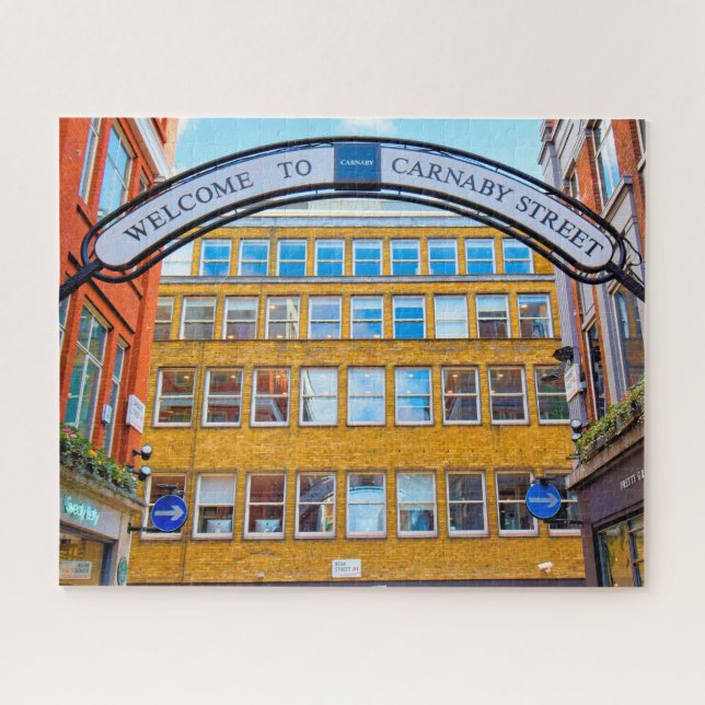 Carnaby Street  -  London  -  16x20 inch  Jigsaw Puzzle (Horizontal)