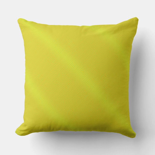 Carnaby Yellow and Chartreuse Cushion (Front)