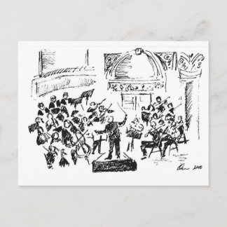 carnagie hall concert 2010 postcard