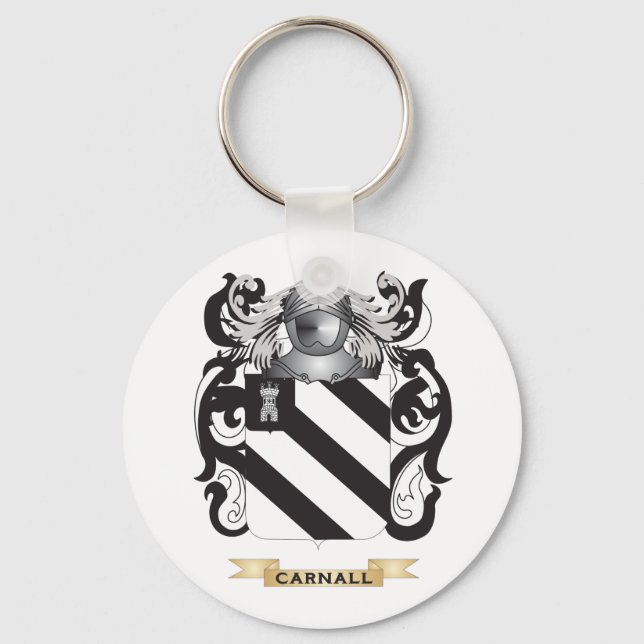 Carnall Coat of Arms (Family Crest) Key Ring (Front)