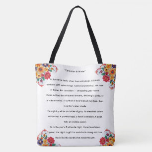 Carnation Energy Pink, Red & White 5D Oil Paint Tote Bag