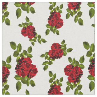 Carnation flowers fabric