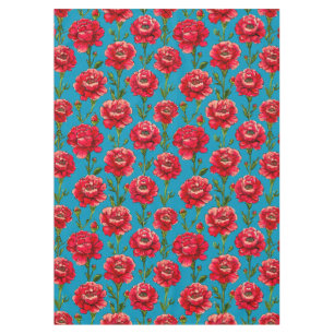 Carnation Flowers Tablecloth