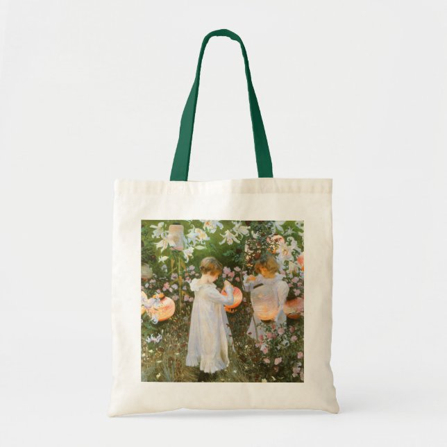 Carnation, Lily, Lily, Rose By John Singer Sargent Tote Bag (Front)