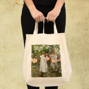 Carnation, Lily, Lily, Rose By John Singer Sargent Tote Bag