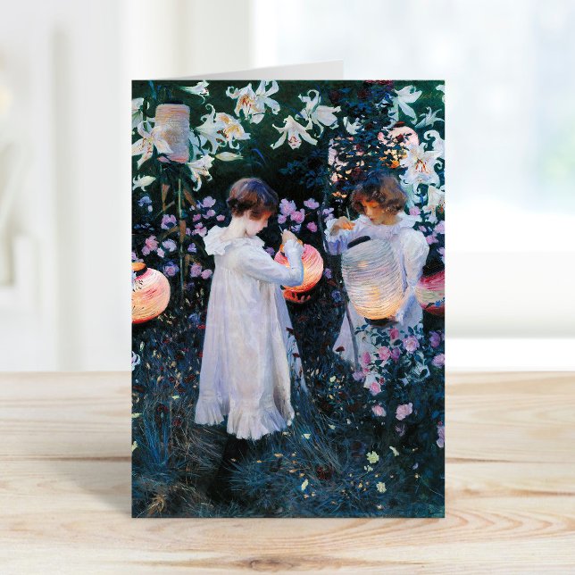 Carnation, Lily, Lily, Rose | John Singer Sargent Card (Creator Uploaded)