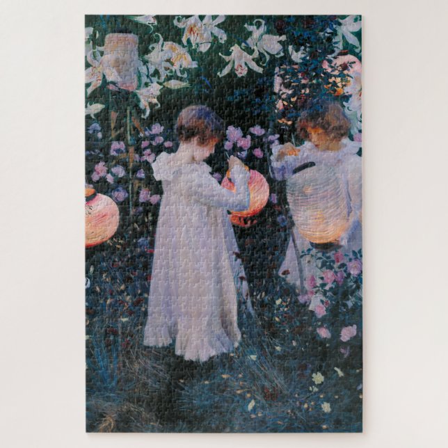 Carnation, Lily, Lily, Rose (John Singer Sargent) Jigsaw Puzzle (Vertical)