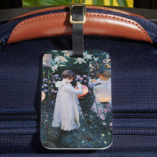 Carnation, Lily, Lily, Rose John Singer Sargent Luggage Tag