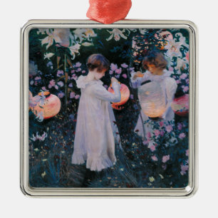 Carnation, Lily, Lily, Rose (John Singer Sargent) Metal Ornament
