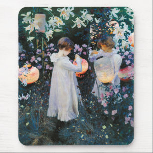 Carnation, Lily, Lily, Rose - John Singer Sargent Mouse Pad