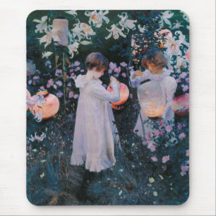 Carnation, Lily, Lily, Rose (John Singer Sargent) Mouse Pad