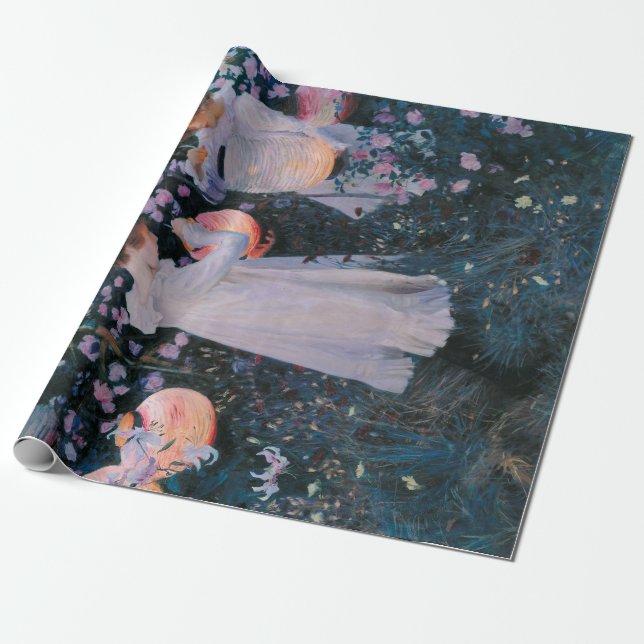 Carnation, Lily, Lily, Rose (John Singer Sargent) Wrapping Paper (Unrolled)