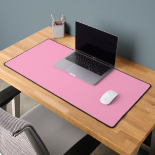 Carnation Pink Solid Colour   Classic   Elegant  Desk Mat